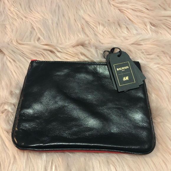 Balmain x H&M red clutch - Picture 2 of 2